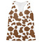 Cow Print Womens Racerback Tank Top