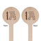 Cow Print Wooden 6" Stir Stick - Round - Double Sided - Front & Back