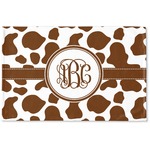 Cow Print Woven Mat (Personalized)