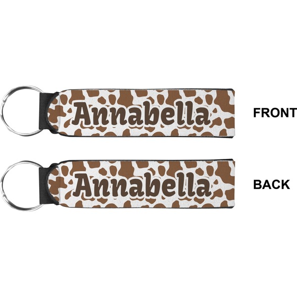 Cow Print Wristlet (Front + Back)