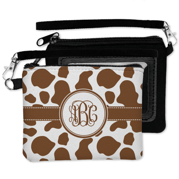 Cow Print Wristlet ID Cases - MAIN
