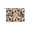Cow Print Zipper Pouch - Small - 8.5"x6" (Personalized)