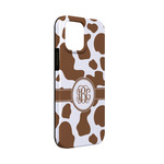 Cow Print iPhone Case - Rubber Lined - iPhone 13 Mini (Personalized)