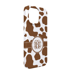 Cow Print iPhone Case - Plastic - iPhone 13 Pro (Personalized)