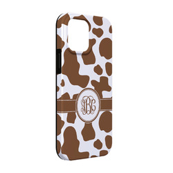 Cow Print iPhone Case - Rubber Lined - iPhone 13 Pro (Personalized)