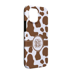 Cow Print iPhone Case - Rubber Lined - iPhone 13 (Personalized)