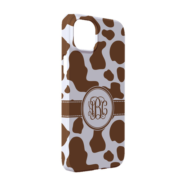 Custom Cow Print iPhone Case - Plastic - iPhone 14 (Personalized)