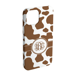 Cow Print iPhone Case - Plastic - iPhone 15 (Personalized)
