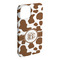 Cow Print iPhone 15 Plus Case - Angle