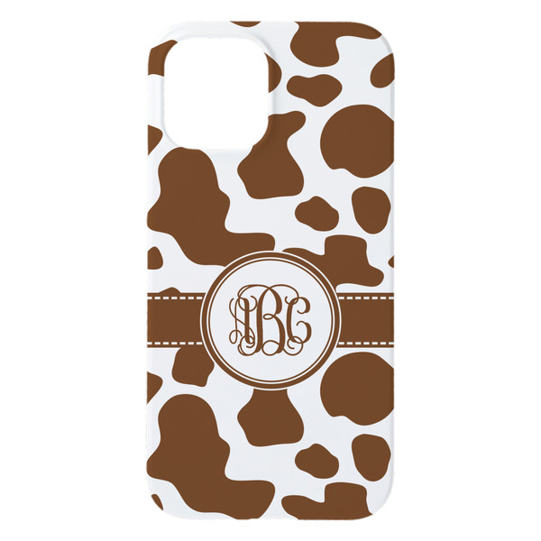 Cow Print iPhone 15 Plus Case - Back