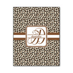 Leopard Print Wood Print - 11x14 (Personalized)