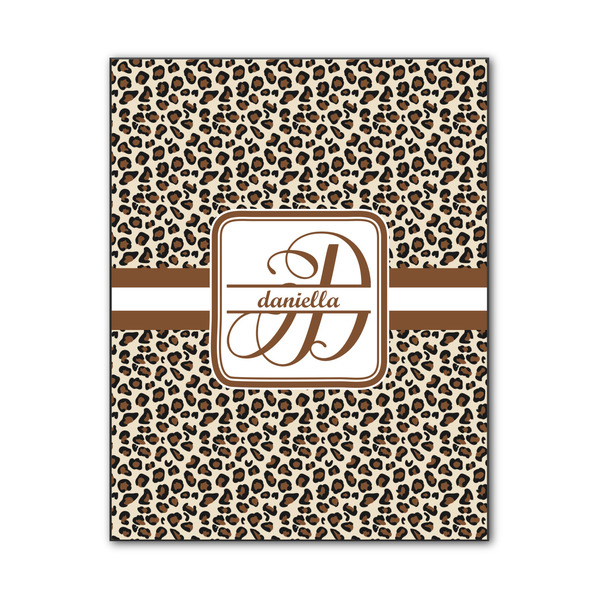 Custom Leopard Print Wood Print - 11x14 (Personalized)