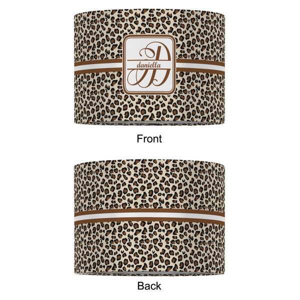 Leopard Print 12" Drum Lampshade - APPROVAL (Fabric)