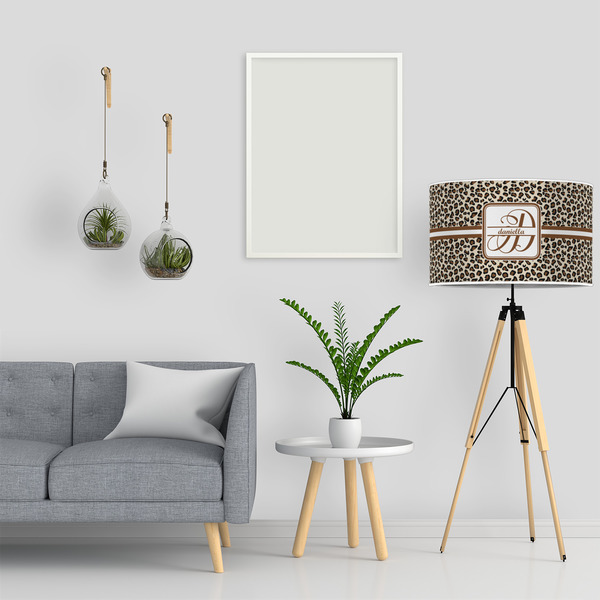 Leopard Print 12" Drum Lampshade - LIFESTYLE