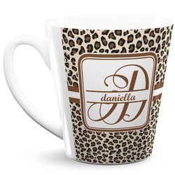 Leopard Print 12 Oz Latte Mug (Personalized)