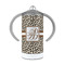 Leopard Print 12 oz Stainless Steel Sippy Cups - FRONT
