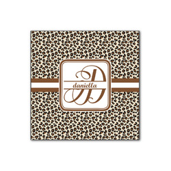 Leopard Print Wood Print - 12x12 (Personalized)