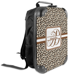 Leopard Print Kids Hard Shell Backpack (Personalized)