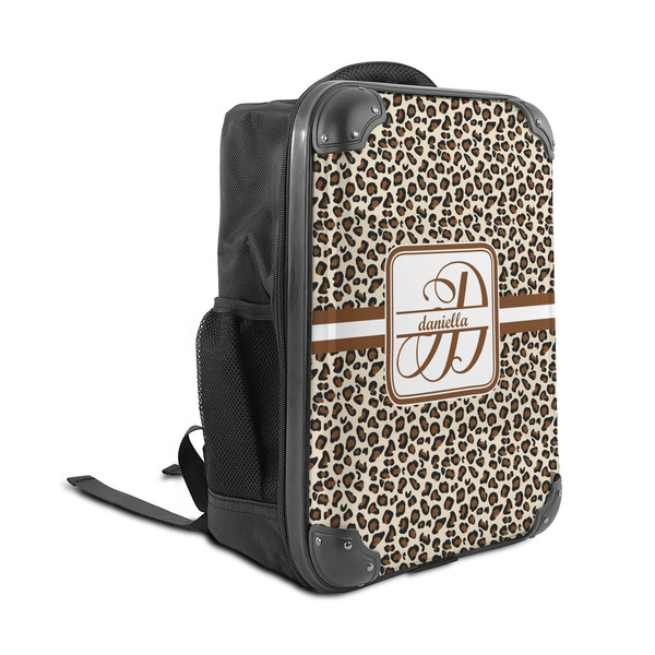 Leopard Print 15" Backpack - ANGLE VIEW