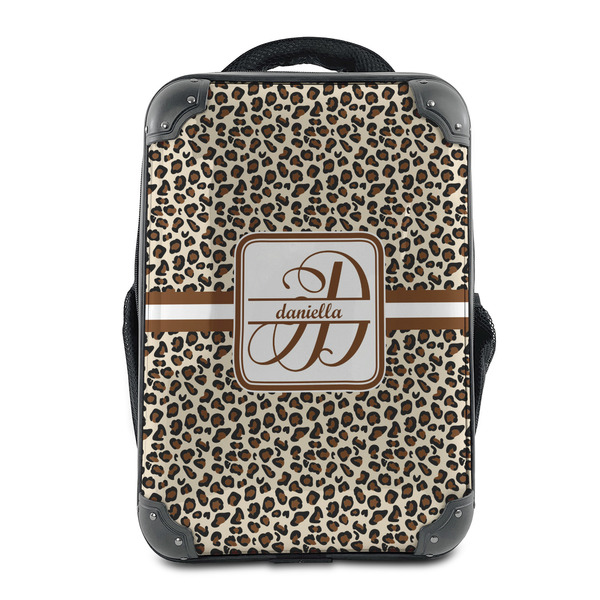 Custom Leopard Print 15" Hard Shell Backpack (Personalized)