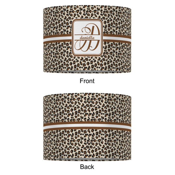 Leopard Print 16" Drum Lampshade - APPROVAL (Fabric)
