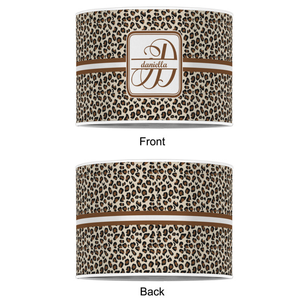 Leopard Print 16" Drum Lampshade - APPROVAL (Poly Film)