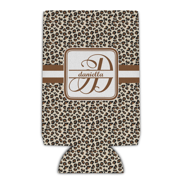 Custom Leopard Print Can Cooler (Personalized)