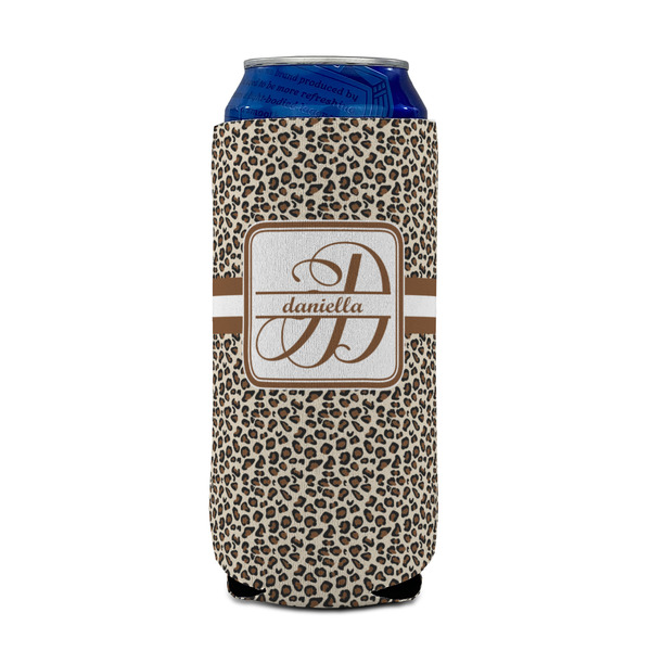 Leopard Print 16oz Can Sleeve - FRONT (on can)