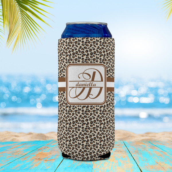 Leopard Print 16oz Can Sleeve - LIFESTYLE