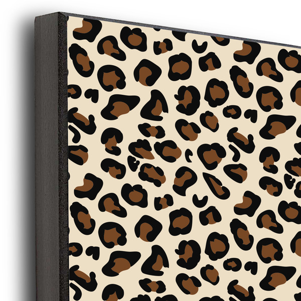 Leopard Print 16x20 Wood Print - Closeup