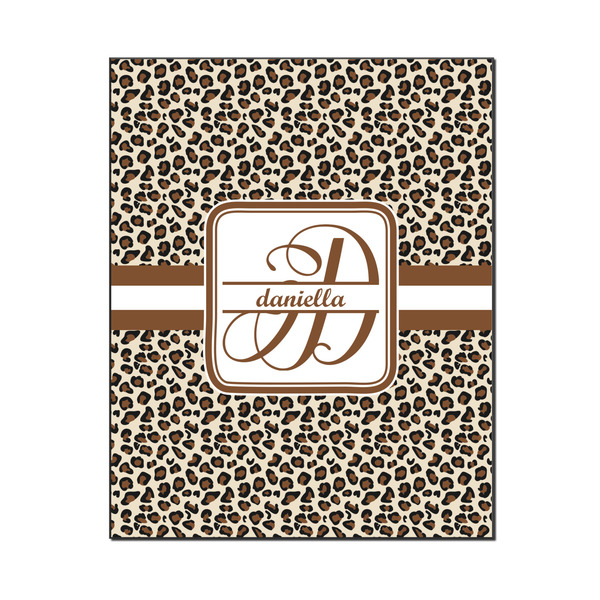 Custom Leopard Print Wood Print - 16x20 (Personalized)
