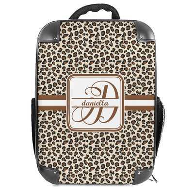 Leopard Print Hard Shell Backpack (Personalized)