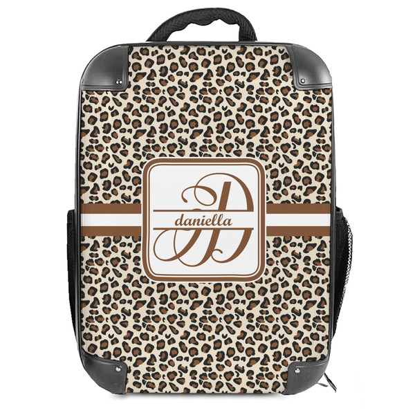 Custom Leopard Print Hard Shell Backpack (Personalized)