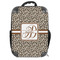 Leopard Print 18" Hard Shell Backpacks - FRONT