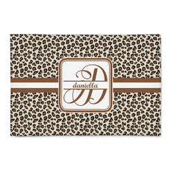 Leopard Print 2' x 3' Patio Rug (Personalized)