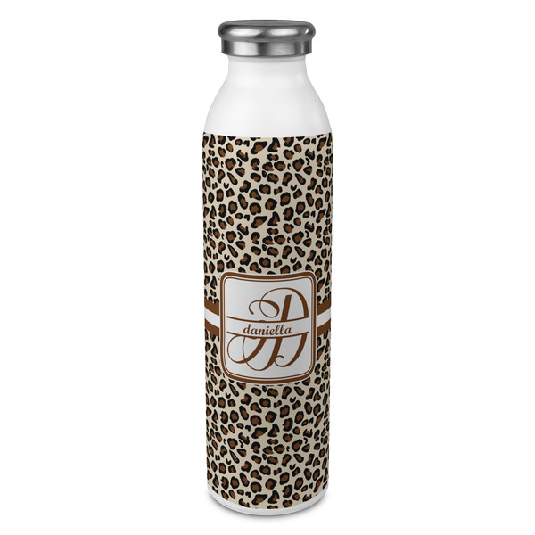 Custom Leopard Print 20oz Stainless Steel Water Bottle - Full Print (Personalized)