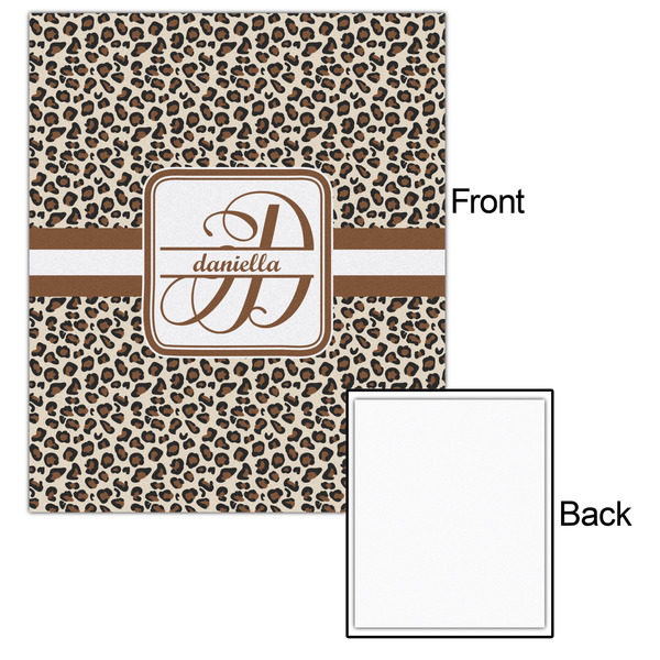 Leopard Print 20x24 - Matte Poster - Front & Back