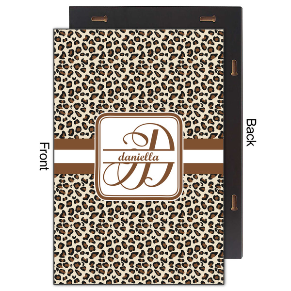 Leopard Print 20x30 Wood Print - Front & Back View