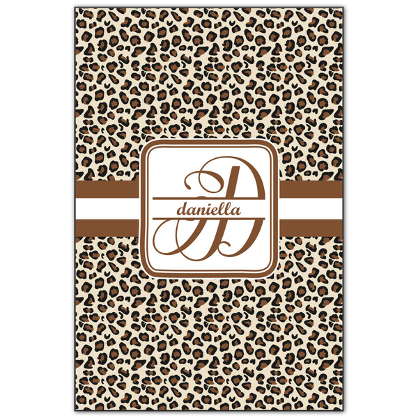 Custom Leopard Print Wood Print - 20x30 (Personalized)