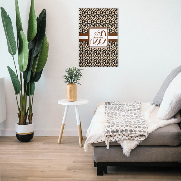 Leopard Print 20x30 Wood Print - In Context