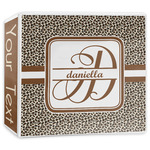 Leopard Print 3-Ring Binder - 3 inch (Personalized)