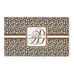 Leopard Print 3' x 5' Patio Rug (Personalized)