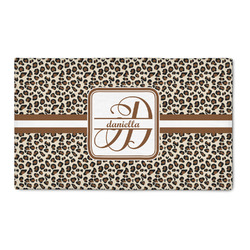 Leopard Print 3' x 5' Patio Rug (Personalized)