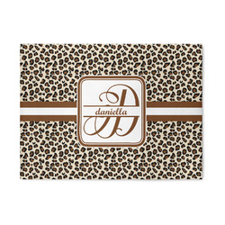 Leopard Print 5' x 7' Patio Rug (Personalized)