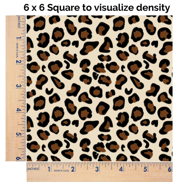 Leopard Print 6x6 Swatch of Fabric