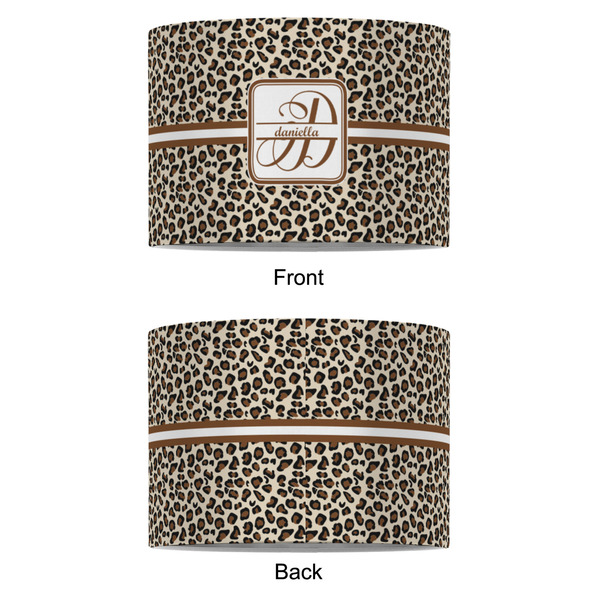 Leopard Print 8" Drum Lampshade - APPROVAL (Fabric)