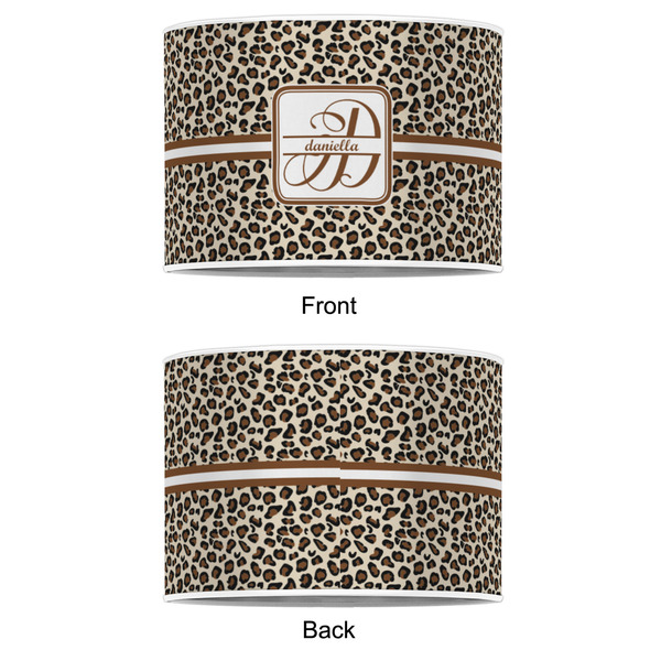 Leopard Print 8" Drum Lampshade - APPROVAL (Poly Film)