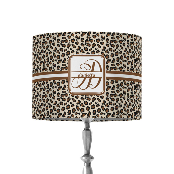 Custom Leopard Print 8" Drum Lamp Shade - Fabric (Personalized)