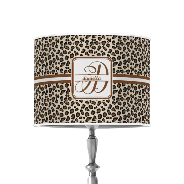 Custom Leopard Print 8" Drum Lamp Shade - Poly-film (Personalized)