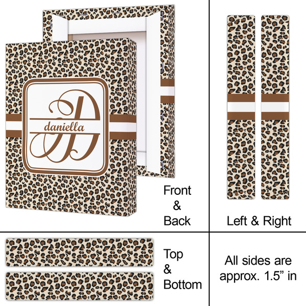 Leopard Print 8x10 - Canvas Print - Approval